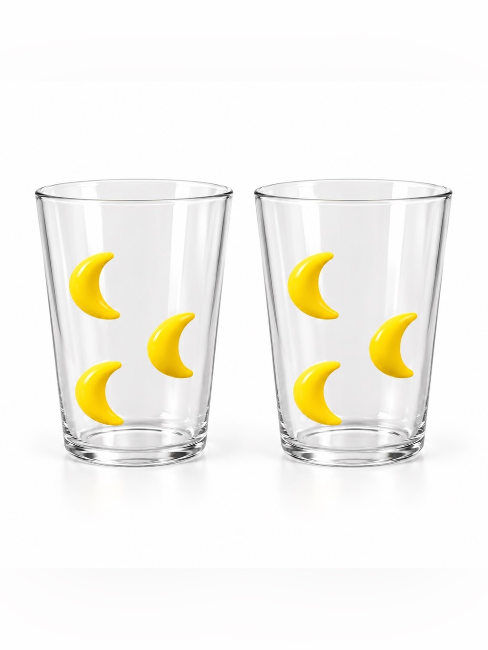 Set of 2 Anthropologie Mystic Moon Icon Juice Glasses NWT